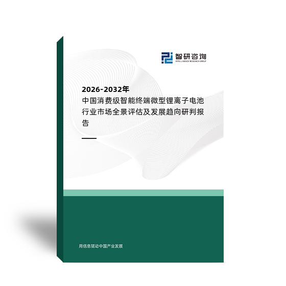 2026-2032年中國消費(fèi)級智能終端微型鋰離子電池行業(yè)市場全景評估及發(fā)展趨向研判報(bào)告